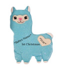 Baby Llama Blue Ornament