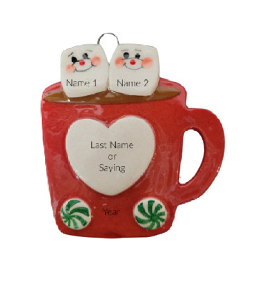 Cup of Love Family of 2 Ornament