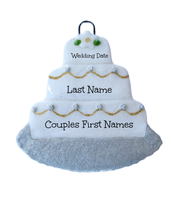 Wedding Cake Ornament 