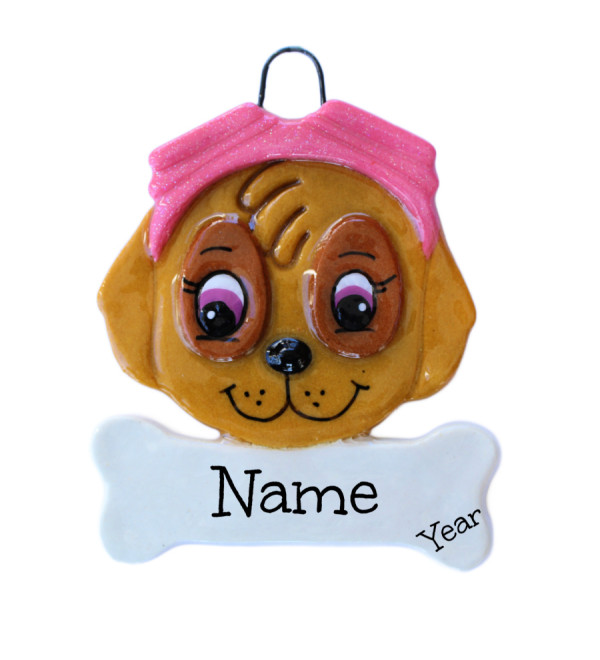 Aviator Dog Ornament 