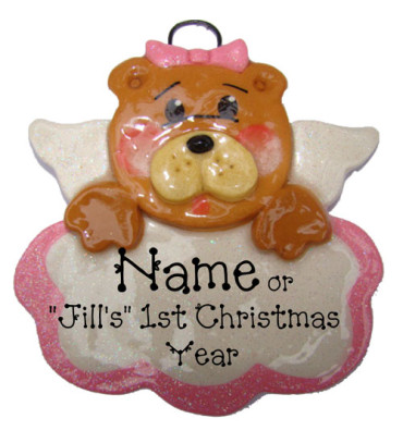 Baby Bear Pink Ornament