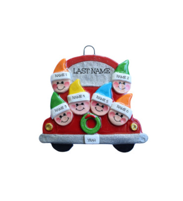 Elves in a Truck Family of 6