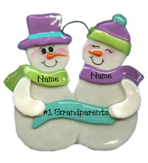 Snowball Family of 2 ornament 