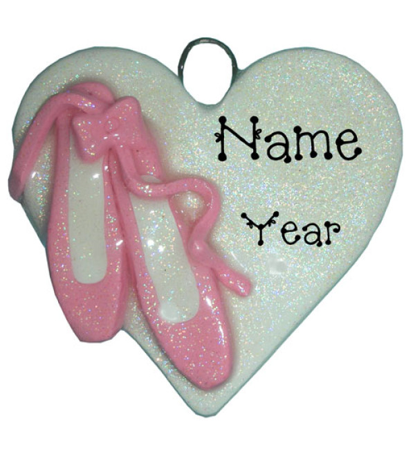 Ballet Heart Ornament