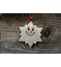 Glitter Snowflake Ornament 
