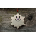 Glitter Snowflake Ornament 