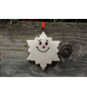 Glitter Snowflake Ornament 