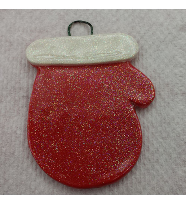 Glitter Mitten Ornament *Multiple Colors*