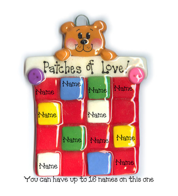 Quilt Patches Ornament 