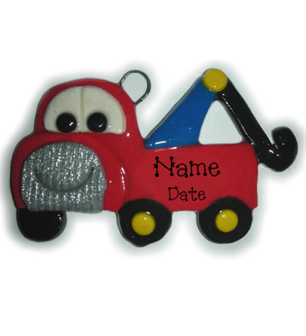 Tow Truck Ornament 