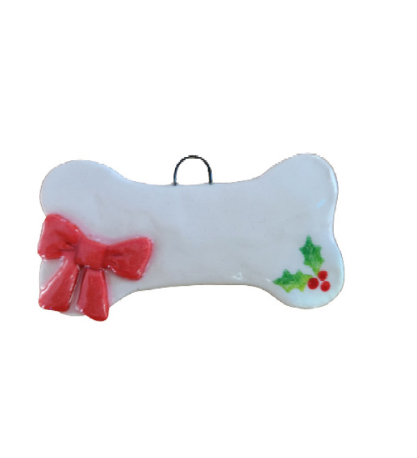 Plain Dog Bone Ornament