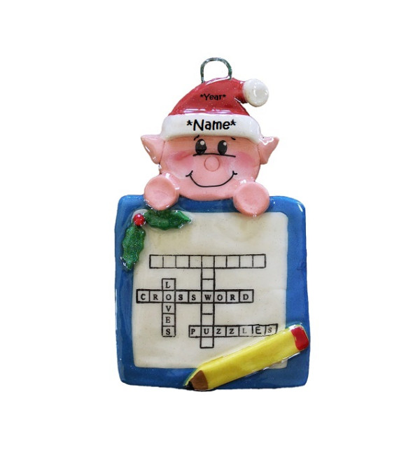 Crossword Ornament