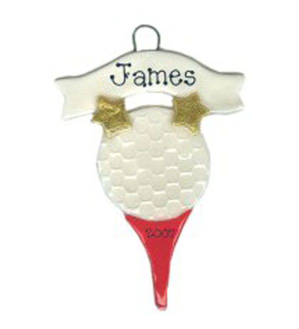 Golf Ball Ornament 