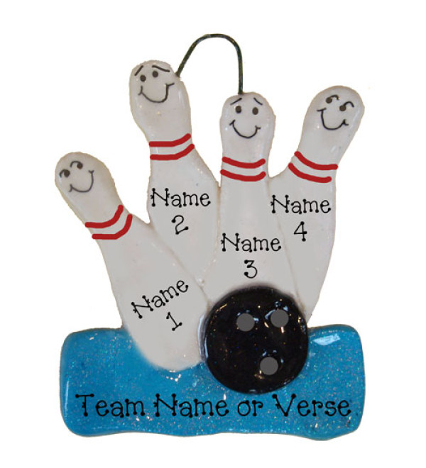 Bowling Team Ornament 