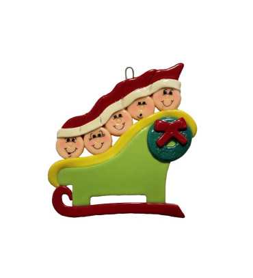 Sleigh Family of 5 *Poly Resin*  Sleigh Family of 5 *...